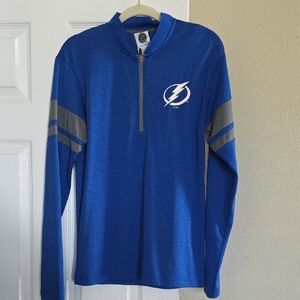 NHL Blue and Gray Women's Pullover -TAMPA BAY LIGHTENING